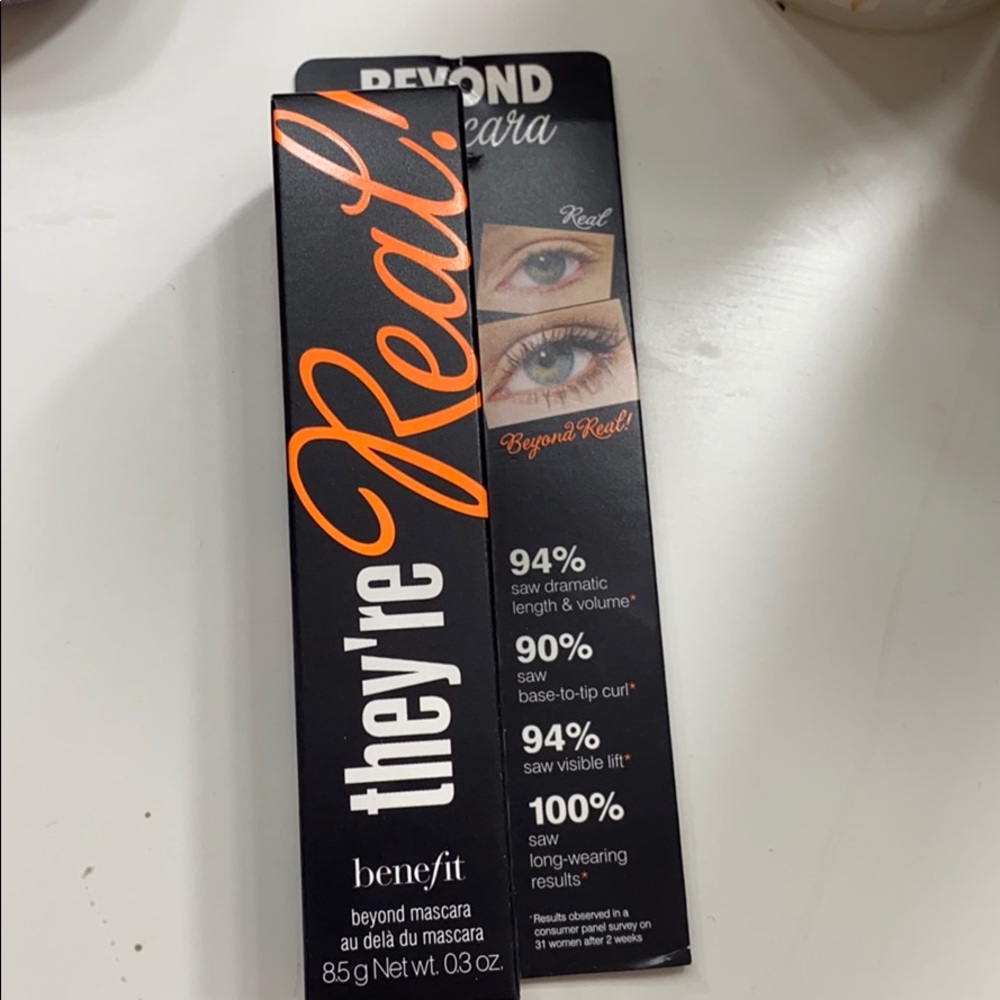 They’re real mascara